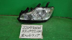 ステップワゴン DBA-RK5 左ヘッドランプASSY スパーダインターナビ パワーエディション NH704M 100-22013