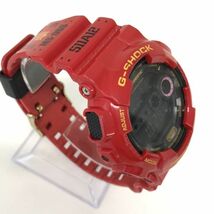 θ【稼働品】CASIO/カシオ G-SHOCK 起動戦士ガンダム35周年 赤い彗星 GD-100 ステンレス 樹脂 クオーツ ブラック文字盤 箱 S85179760165_画像3