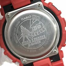 θ【稼働品】CASIO/カシオ G-SHOCK 起動戦士ガンダム35周年 赤い彗星 GD-100 ステンレス 樹脂 クオーツ ブラック文字盤 箱 S85179760165_画像6