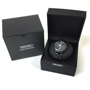 θ【稼働品】SEIKO/セイコー アストロン SBXC037 メンズ腕時計 GPSソーラー チタニウム ブラック 箱/付属品 S58163579175