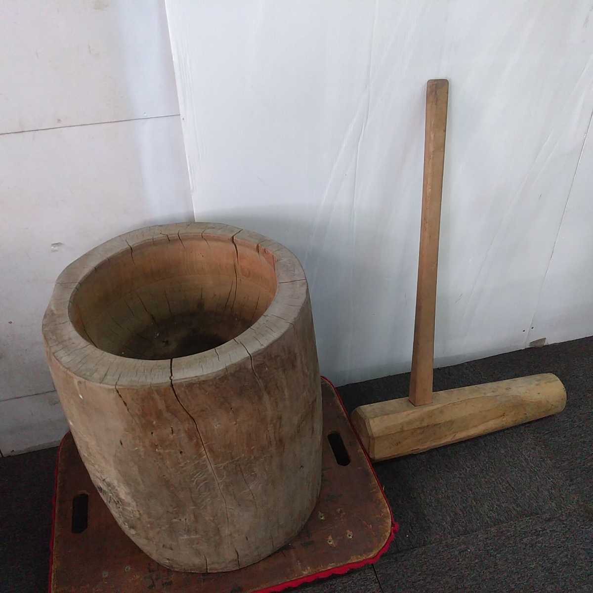 SALE/78%OFF】 杵? 餅つき 農具? 古民家 古道具 インテリア