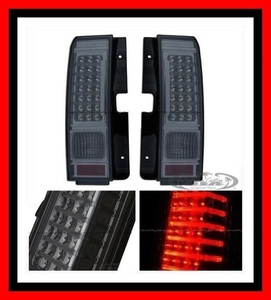 [ immediate payment / ultra rare / smoked ] 06-09y Hummer H3 LED tail light lamp side bag rear H3 marker tube gate head 