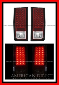 [ red / clear ]03-09y Hummer H2 LED tail light lamp rear back left right 2 piece set gate marker small Stop turn signal 