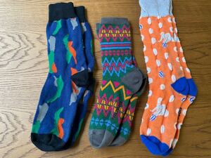  Frapbois colorful socks 3 pairs set * socks 