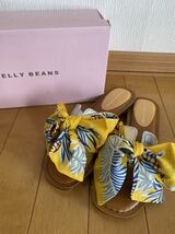 新品◆ ジェリービーンズ　スカーフリボンフラットサンダルJELLY BEANS◆サイズL_画像6