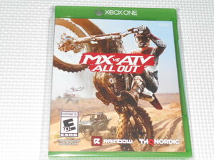 XBOX ONE*MX VS ATV ALL OUT overseas edition shrink less tape unopened * new goods unused 
