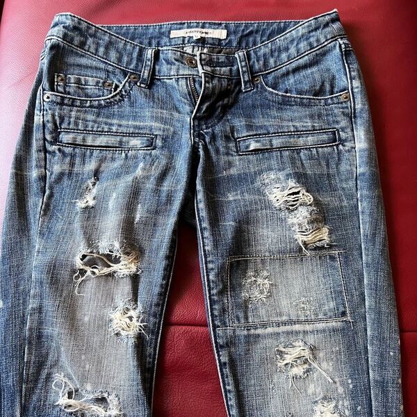 5351 POUR LES FEMMES クラッシュデニム