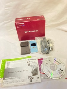 [ новый товар не использовался ] Panasonic Panasonic D-snap SV-AS10-A SD мульти- камера голубой / 60 (007970D)