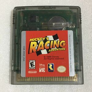 GB Mickey racing adventure North America version Game Boy color 