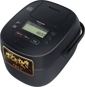 〓新品〓パナソニック〓炊飯器 5.5合〓可変圧力おどり炊き〓全面発熱5段IH式〓ブラック〓SR-MPA101-K〓