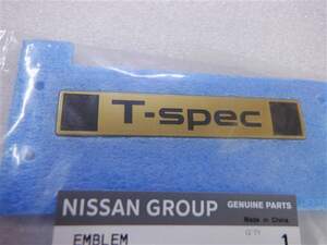 新品 T-spec エンブレム R35 GT-R 2022年モデル NISMO