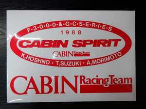33692　CABIN SPIRIT Racing 1988 キャビンスピリット ステッカー STICKER