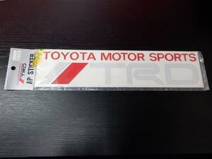 33694　当時物 未開封 TOYOTA MOTOR SPORTS TRD STICKER Racing ステッカー