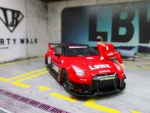 爆レア★ラスト１個★LBWK 日産 スカイライン GT-R R35 LB Works Liberty Walk Zero Fighter 自由に歩く！ LBセクシー姉ちゃんフィギュア付_画像5