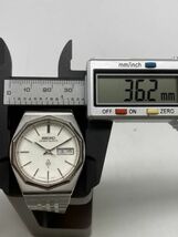 0603-1501ST⑫2441 SEIKO セイコー 4843-7001 GRAND QUARTZ グランドクォーツ 十角形 デイデイト 腕時計 メンズ 男性用_画像9