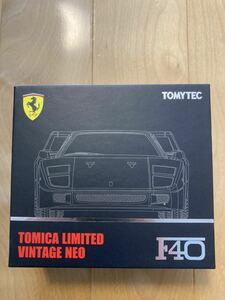 ♪新品未使用 トミーテック トミカリミテッドヴィンテージネオ F40 フェラーリ Ferrari 黒♪ tomica BLACK 黒箱 絶版 初回限定生産 新車