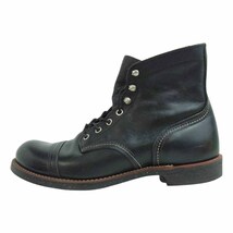 【1円～】RED WING レッドウィング 8114 IRON RANGE BOOT アイアンレンジブーツ ブラック系 27.5【中古】_画像1