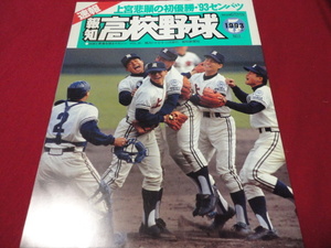 報知高校野球　93年5月号（センバツ大会決算号）　上宮×大宮東