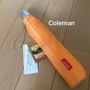 Coleman コールマン 折りたたみ傘 傘 オレンジ 梅雨対策 アウトド