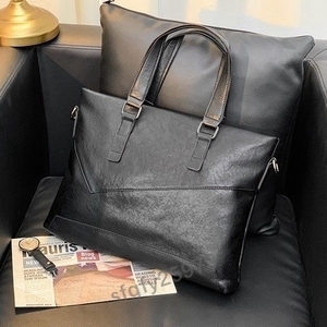 D436* new goods men's handbag shoulder bag business leather spring summer autumn winter piece ..