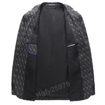 E398☆新品メンズ テーラードジャケット コート ビジネススーツ 春秋服 カジュアル ファッションスーツ ブレザー ブルゾン ダークグレー M_画像3