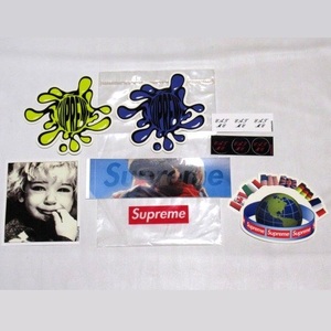 送料無料 15AW Supreme Sticker Set ステッカー 7枚 セット E.T. ボックスロゴ Crybaby Eat Me Box Logo Splat スティーブン・スピルバーグ