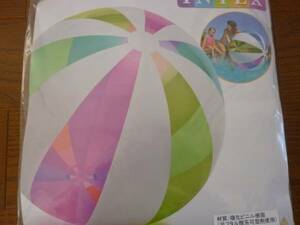  prompt decision * new goods unused * rare! super huge!107cm clear Rainbow large beach ball super huge beach ball 