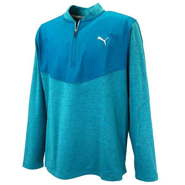 送料無料◆新品◆PUMA GOLF クラウドスパン ハーフジップ 長袖シャツ◆(M)◆597588-03◆日本サイズ(L)～(XL)相当◆プーマ ゴルフ