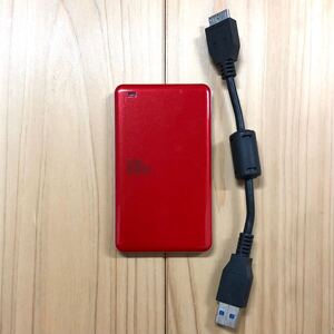★ 120GB ELECOM ESD-EA0120GRD ポータブルSSD USB3.0 中古★ 外付けSSD