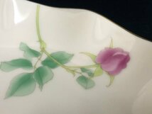 香蘭社 大皿 プレート ブライトローズ 薔薇 花柄 食器 27cm 金彩 Z6-34-A★_画像6