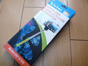 新品◆KJstar 自撮り棒 セルフィースティック グリーン Z07-5 日本語説明書付き ラッシュモールオリジナルセット 手元でシャッター