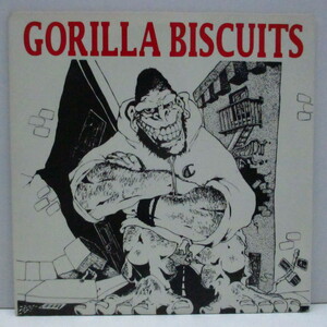 GORILLA BISCUITS-S.T. (US '92 Reissue Black Vinyl 7+Red Log