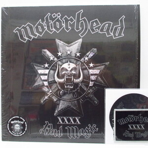 MOTORHEAD-Bad Magic (UK/EU/US Ltd.White Vinyl LP+CD,Patch)