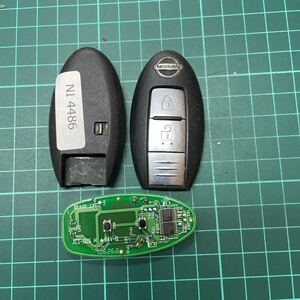 NI4486 送料185円 BPA0B-22 日産 インテリジェントキー スマートキー セレナ ジューク マーチノート キューブ エクストレイル ムラーノ