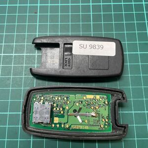 SU9839 送料198円　スズキ/日産/マツダ 2ボタン U43PB14B スマートキー キーレス　ワゴンR フレア AZワゴン モコ セルボ MRワゴン等