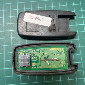 SU9867 送料198円　スズキ/日産/マツダ 2ボタン スマートキー キーレス　BX217BW10GE4　ワゴンR モコ セルボ フレア MRワゴン等