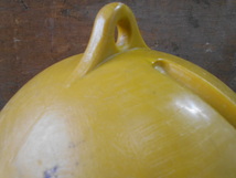 22-813 丸ブイ フロート PE（ポリエチレン樹脂） 黄玉 キイロ球 約30cm 漁師さん、目印等_画像3