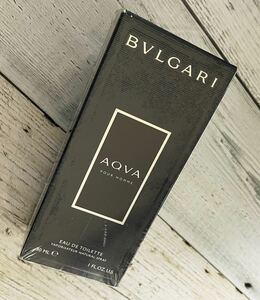 未開封【BVLGARI AQVA 30mL】ブルガリ アクア プールオム オードトワレ（スプレータイプ）香水