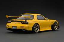 IG 1/18 Mazda RX-7 FD3S Yellow Engine イグニッションモデル マツダ イエロー 13Bエンジン ロータリー 頭文字D 高橋啓介 RE雨宮 2229_画像3