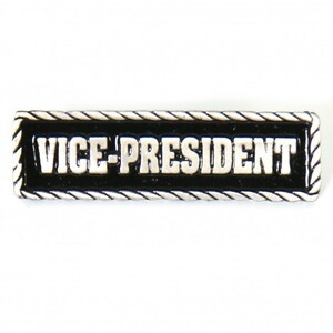 HOT LEATHERS　ピンバッジ　VICE-PRESIDENT　副総長　役職バッジ　ピンズ　ホットレザー　PNA1094