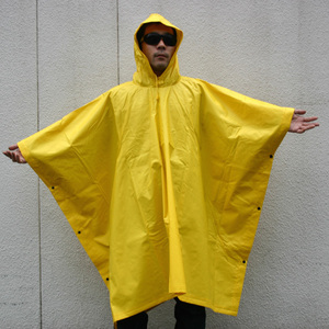 PVC poncho raincoat 