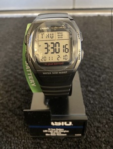 【未使用】CASIO W-96H-1BV Standard Digital カシオ クォーツ メンズ デジタル 腕時計