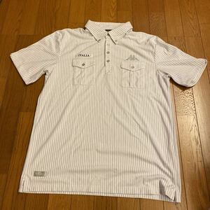 Kappa ボタンダウンポロシャツ　3L ストライプ　大きめの男性向け！！安価にて出品！！