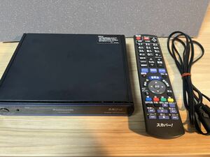 パナソニック　スカパー　プレミアムサービス　CSチューナー　TZ-HR400P / Panasonic リモコン付き