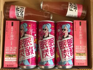 ドリンク詰め合わせ ファイブミニ あすか温活 眠眠炭酸ピンクパッション エナジードリンク 栄養ドリンク