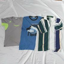 OS20 ★スポーツブランド 9枚 サイズMIX シャツ set NIKE アディダス PUMA 定番 大人気 まとめ リメイク生地 古着 業者 仕入れ 卸_画像2