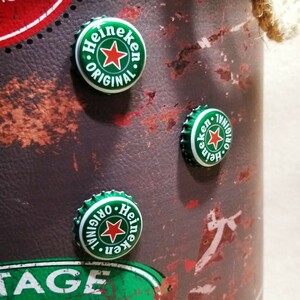 ハイネケン マグネット 6個 王冠 蓋 栓 新品 ハンドメイド 磁石 Heineken セット