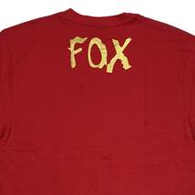 [並行輸入品] FOX フォックス 派手プリント 半袖 Tシャツ (レッド)　L_画像3
