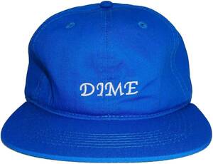 [並行輸入品] Dime Take Out ダイム テイク アウトロゴ 6パネルキャップ (ブルー)