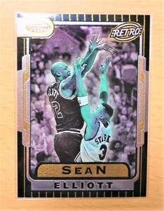SEAN ELLIOTT (ショーン・エリオット) 1997 BOWMAN's RETRO トレーディングカード TB3 【NBA サンアントニオ・スパーズ Spurs】